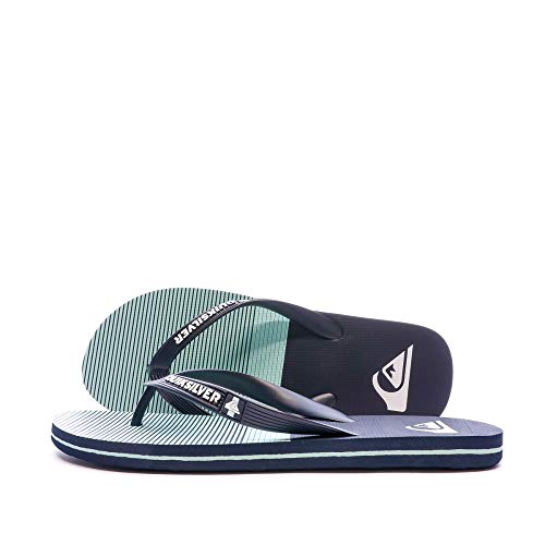 Quiksilver Molokai Tijuana, Zapatos de Playa y Piscina Hombre, Azul (Blue/Blue/Green Xbbg), 46 EU