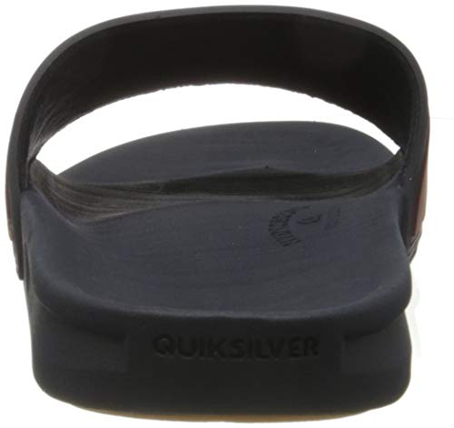 Quiksilver Rivi Slide, Sandalias con Punta Abierta Hombre, Negro (Blue/Brown/Blue Xbcb), 45 EU