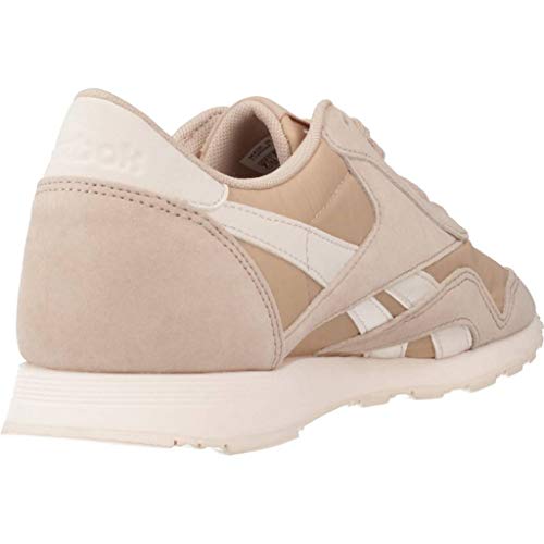 Reebok Cl Nylon, Zapatillas de Deporte para Mujer, Multicolor (Seasonal/Bare Beige/Pale Pink 000), 38 EU