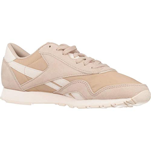 Reebok Cl Nylon, Zapatillas de Deporte para Mujer, Multicolor (Seasonal/Bare Beige/Pale Pink 000), 38 EU