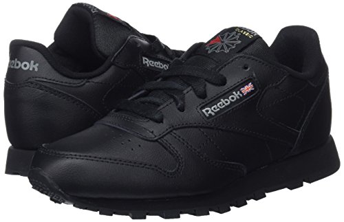 Reebok Classic Leather, Zapatillas de Trail Running Niños, Negro Black 0, 31.5 EU