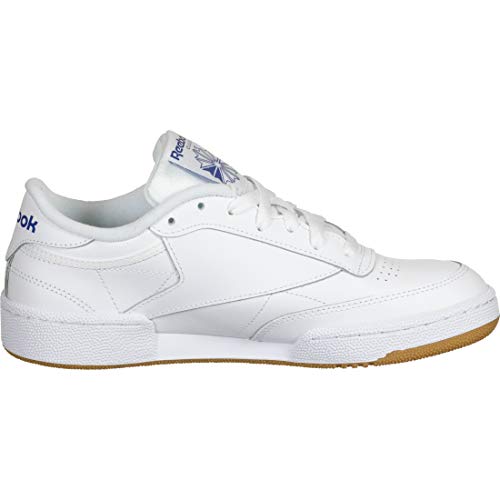 Reebok Club C 85, Sneaker Hombre, Blanco (INT White/Royal Gum), 43 EU