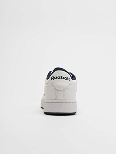 Reebok Club C 85, Zapatillas Hombre, Blanco (Intense White/Navy 0), 40.5 EU