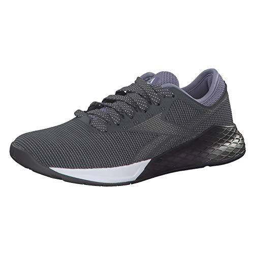 Reebok Nano 9, Zapatillas Deportivas Unisex Adulto, Multicolor (CDGRY6/VIOHAZ/BLANCO), 39 EU