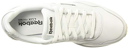 Reebok Royal Glide LX, Zapatillas Mujer, Multicolor (Blanco/Negro/Blanco), 38 EU