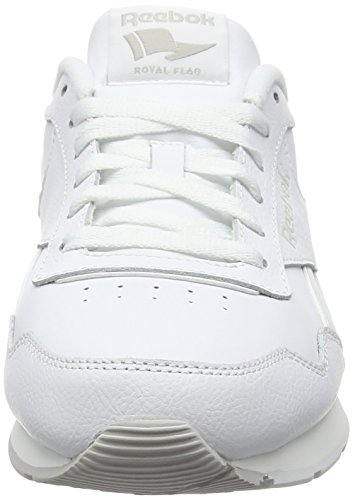 Reebok Royal Glide, Zapatillas de deporte, Hombre, Blanco (White / Steel / Reebok Royal), 43 EU