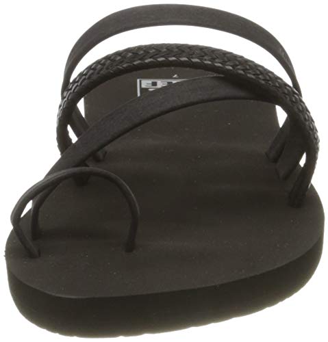 Reef Bliss Moon, Chanclas para Mujer, Negro, 40 EU