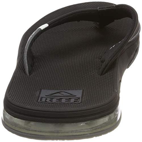 Reef Fanning Low, Chanclas Hombre, Negro (Black/White Blw), 43 EU