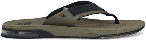 Reef Fanning Low, Chanclas Hombre, Verde (Olive OLI), 42 EU