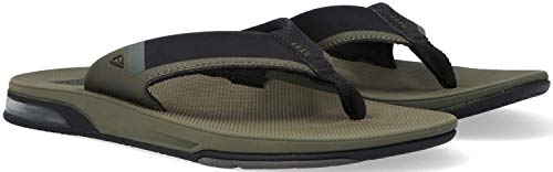 Reef Fanning Low, Chanclas Hombre, Verde (Olive OLI), 42 EU