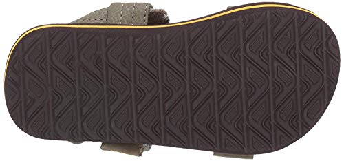 Reef Little Ahi Convertible, Chanclas, Multicolor (Brown/Olive Bov), 21/22 EU