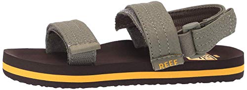 Reef Little Ahi Convertible, Chanclas, Multicolor (Brown/Olive Bov), 21/22 EU