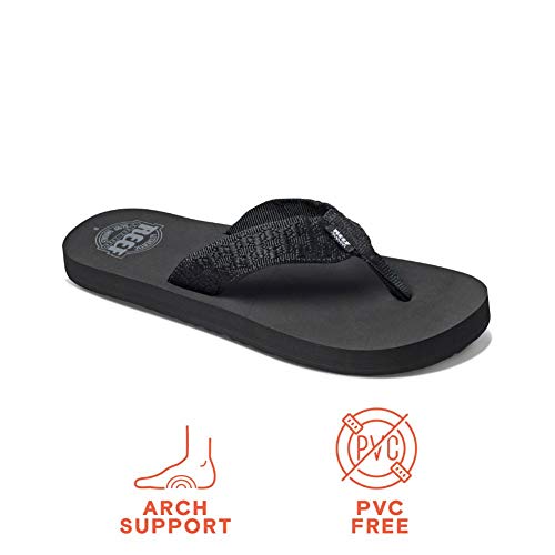 Reef Smoothy - Chanclas para hombre, Negro, 42 EU