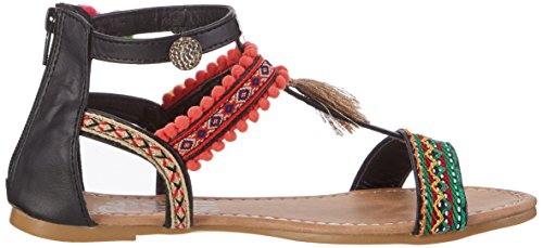 Refresh 063364, Sandalias con Punta Abierta Mujer, Negro (Black), 39 EU