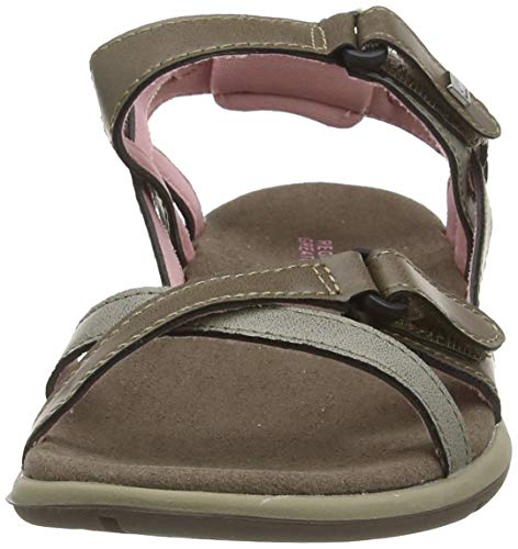 Regatta Santa Cruz, Sandal Mujer, Walnut/Mellow Rose, 38 EU