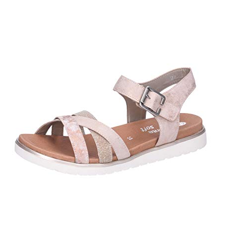 Remonte D4052, Sandalias de Talón Abierto Mujer, Dorado (Rosa/Lightrose/Rosegold 32), 44 EU