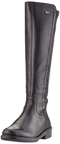 Remonte R4970, Botas Altas Mujer, Negro (Schwarz/Black 01), 37 EU