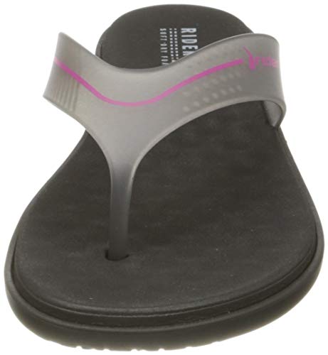 Rider Delta Fem, Chanclas Mujer, Multicolor Black Smoke 9245 0, 37 EU