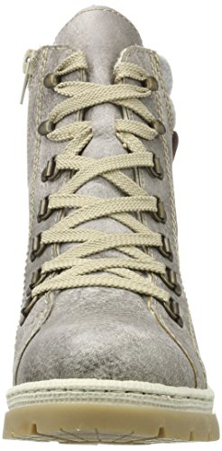 Rieker Y9430, Botines Mujer, Gris (Asche/Fog/Kastanie 43), 38 EU