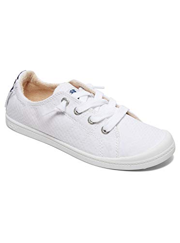 Roxy Bayshore Shoes for Women, Zapatillas Mujer, White, 36 EU