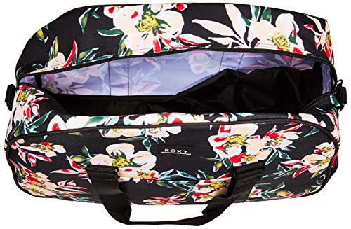 Roxy Feel Happy, Bolsa de deporte o de viaje. para Mujer, Color gris antracita Wonder Garden S, X-Large