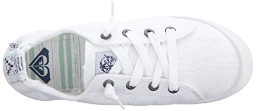 Roxy Rory Shoe Flat, Zapatillas Mujer, White, 36 EU