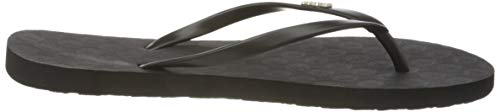 Roxy Viva, Chanclas Mujer, Black Smooth, 38 EU