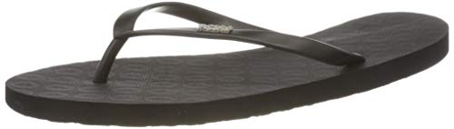 Roxy Viva, Chanclas Mujer, Black Smooth, 38 EU