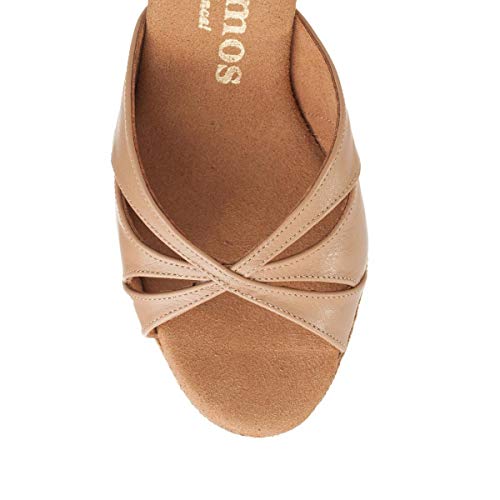 Rummos Mujeres Zapatos de Baile R385 246 - Material: Cuero - Color: Beige - Anchura: Normal - Tacón: 70R Flare - Talla: EUR 40