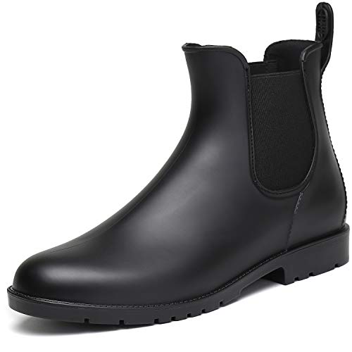 SAGUARO Mujer Botas de Lluvia Festival Botas de Agua Muy Ligera para Los Reyes Magos (35 EU, Nuevo Negro)