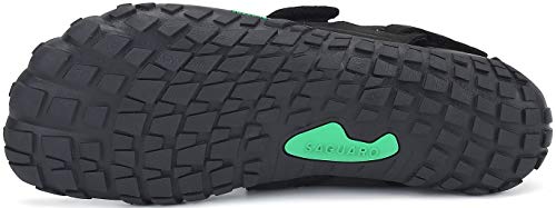 SAGUARO Secado Rápido Minimalista Zapatillas de Gimnasia Hombre Mujer Trekking Playa Ligera Antideslizante Zapatos de Surf Resistente al Desgaste Zapatilla de Trail Running, Rojo 39