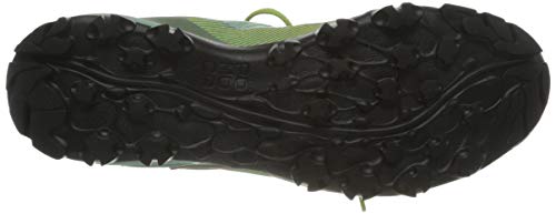 Salewa WS Alpenviolet Gore-TEX, Zapatos de Senderismo Mujer, Verde (Feld Green/Fluo Coral), 41 EU