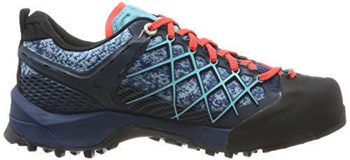 Salewa WS Wildfire Gore-TEX, Zapatos de Senderismo Mujer, Azul (Poseidon/Capri), 40 EU