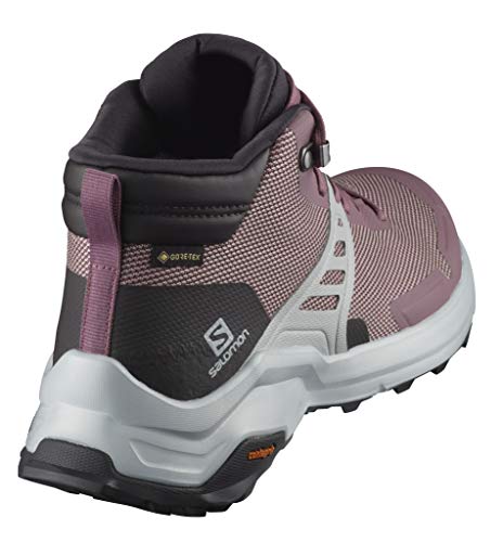 SALOMON Calzado Medio X Raise Mid GTX, Botas de Senderismo Mujer, Flint/Ph, 42 EU