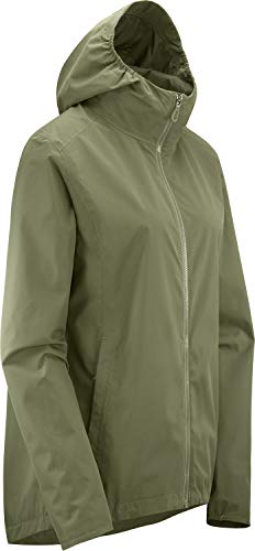 SALOMON Comet WP JKT W Chaqueta Impermeable, Verde (Olive Night), Talla M para Mujer