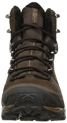 Salomon L39183300 - Botas de senderismo Mujer, Marrón (Absolute Brown-X / Brown Black / Bordea), 36 2/3 EU