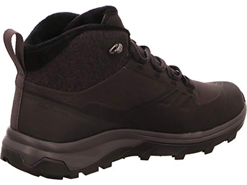 Salomon OUTsnap CSWP W, Zapatillas de Senderismo Mujer, Negro (Black/Ebony/Black), 36 2/3 EU