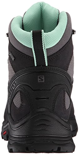 Salomon Quest Prime GTX W, Botas de Senderismo para Mujer, Multicolor (Detroit/Asphalt/Lucite Green 000), 36 2/3 EU