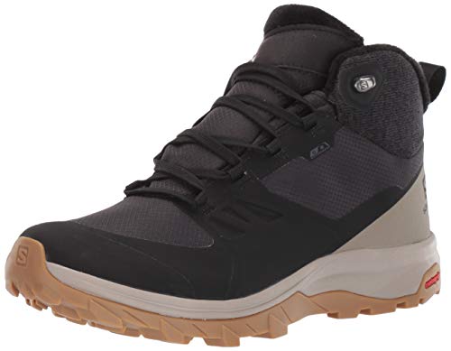 Salomon Shoes Outsnap CSWP, Botines para Mujer, Negro (Black/Vintage Kaki/Gum1a 000), 42 2/3 EU