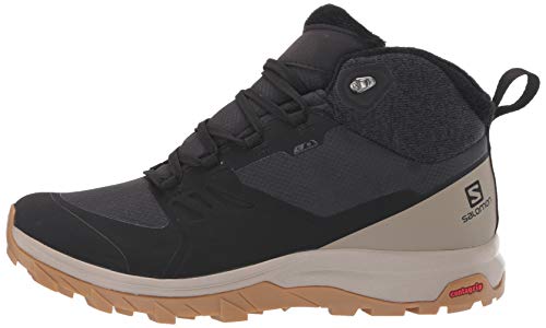 Salomon Shoes Outsnap CSWP, Botines para Mujer, Negro (Black/Vintage Kaki/Gum1a 000), 42 2/3 EU