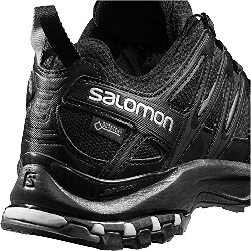 Salomon XA Pro 3D GTX W, Zapatillas de Trail Running Mujer, Negro (Black/Black/Mineral Grey), 38 2/3 EU