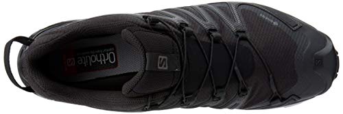 Salomon XA Pro 3D V8 GTX, Zapatillas De Trail Running Y Sanderismo Impermeables Versión Màs Ligera Hombre, Color: Negro (Black/Black/Black), 44 EU