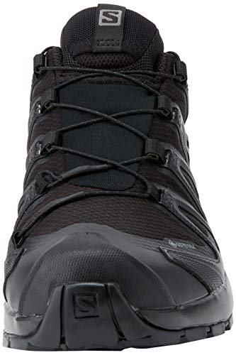 Salomon XA Pro 3D V8 W, Zapatillas De Trail Running Y Sanderismo Impermeables Versión Màs Ligera Mujer, Negro (Black/Black/Phantom), 42 2/3 EU