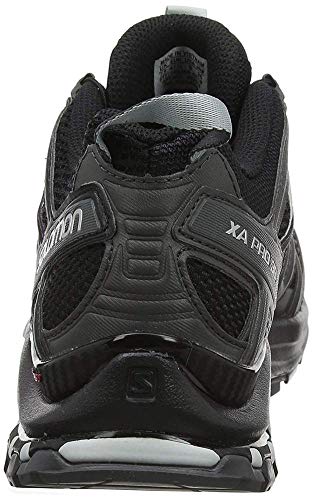 Salomon XA Pro 3D, Zapatillas de Trail Running Hombre, Negro (Black/Magnet/Quiet Shade), 42 2/3 EU