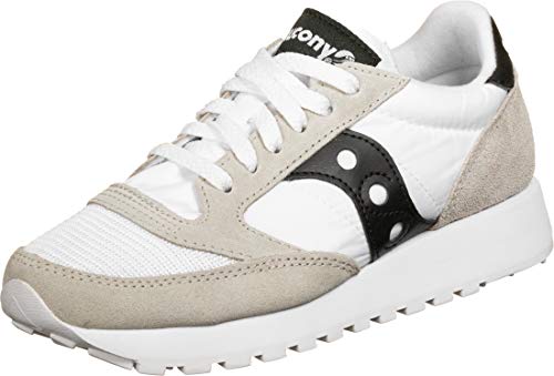 Saucony Jazz Original Vintage White/Black, Zapatillas de Atletismo Mujer, Blanc OR, 36 EU