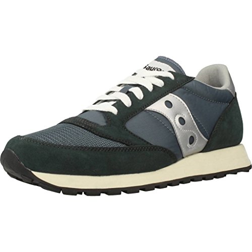 Saucony Jazz Original Vintage, Zapatillas de Cross Unisex Adulto, Azul (Blue/Navy/Silver 4), 37.5 EU