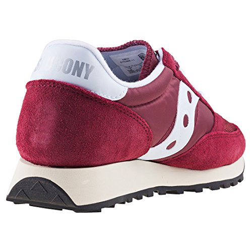 Saucony Jazz Original Vintage, Zapatillas de Cross Unisex Adulto, Morado (Burgundy/White 11), 42 EU