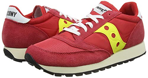 Saucony Jazz Original Vintage, Zapatillas Hombre, Rojo (Red/Yellow 56), 44.5 EU