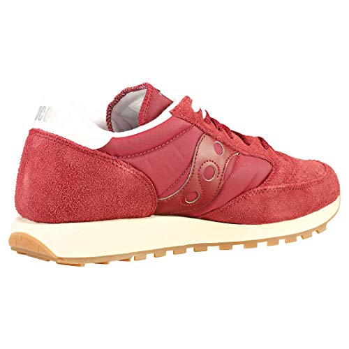 Saucony S70419-1 Jazz Original Zapatos Burdeos Vintage Hombres Zapatillas de Deporte 42