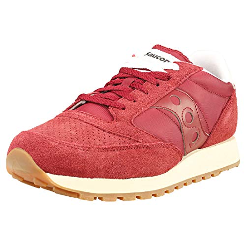 Saucony S70419-1 Jazz Original Zapatos Burdeos Vintage Hombres Zapatillas de Deporte 44